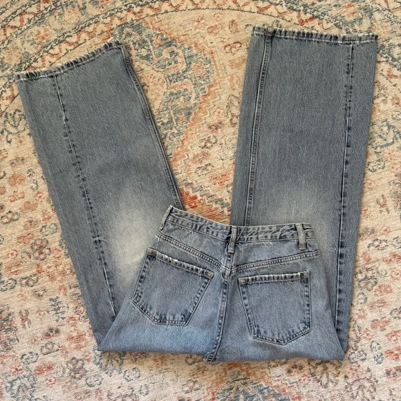 Zara Wide Leg Denim Jeans — Size 2 - Picture 5 of 6